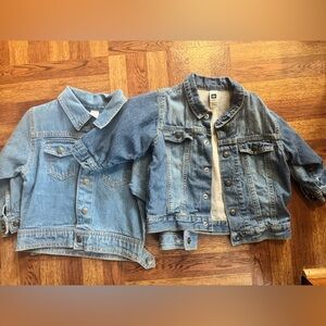 GAP Kids Jean Jackets - Light Blue and Dark Blue